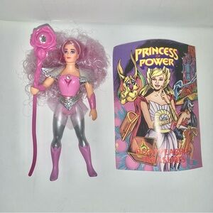 1984 Mattel She-Ra & the Princesses of Power Glimmer MOTU Action Figure & comic